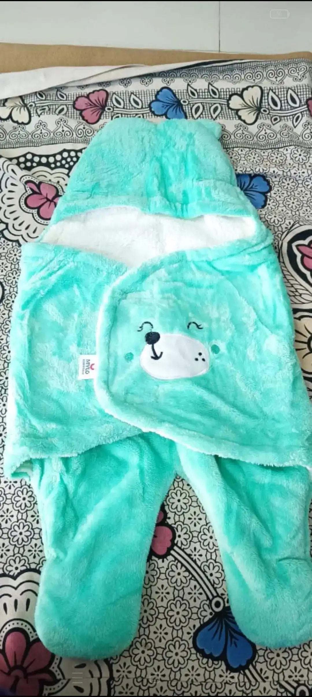 Baby Wrapper for New Born | Baby Swaddling Wrapper | 4-in-1 All Season AC Blanket cum Sleeping Bag for Baby 0-6 Months - Light Pink & Mint Green