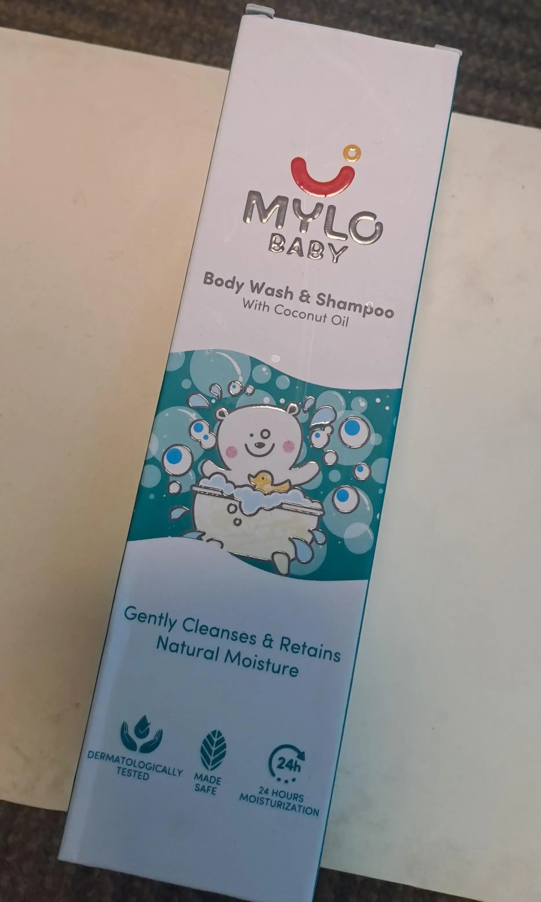 Baby Shampoo and Body Wash | Gentle Cleansing Head-to-Toe | Tear Free Formulation | Retains Natural Moisture | Dermatologically Tested | Made Safe Certified- 200 ml - Pack of 2