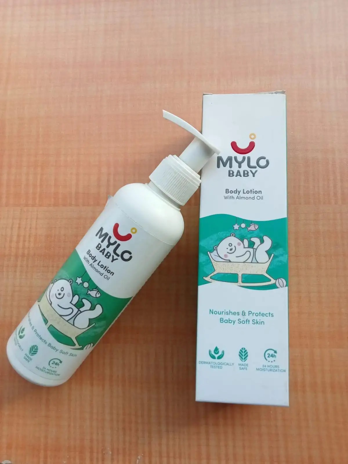Baby Lotion for Kids | Made Safe Certified | Dermatologically Tested | Long Lasting 24 Hours Moisturisation | Soothes Dryness - 200 ml