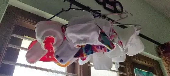 Adjustable Washable & Reusable Cloth Diaper With Absorbent Insert Pad (3M-3Y) | Oeko-Tex Certified - Rainbow, Floral Spring & Heart Doodles