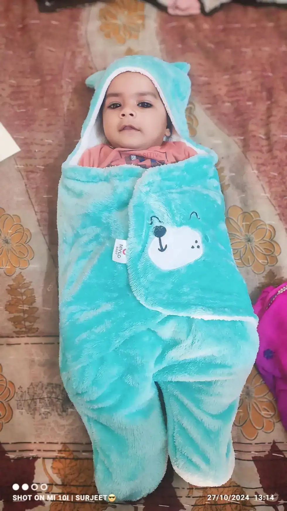 Baby Wrapper for New Born | Baby Swaddling Wrapper | 4-in-1 All Season AC Blanket cum Sleeping Bag for Baby 0-6 Months - Light Pink & Mint Green
