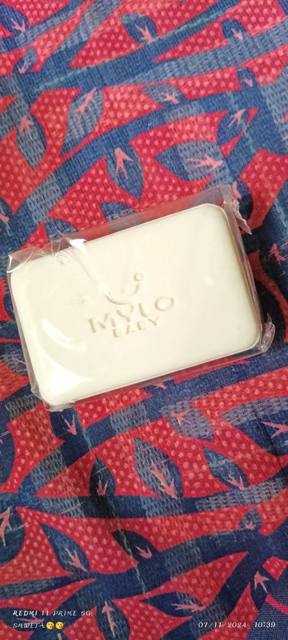 Mylo Baby Soap 75g - For 0-3 years with Vitamin E, Murumuru Butter, Jojoba Oil & Coconut Oil  - Pack of 3
