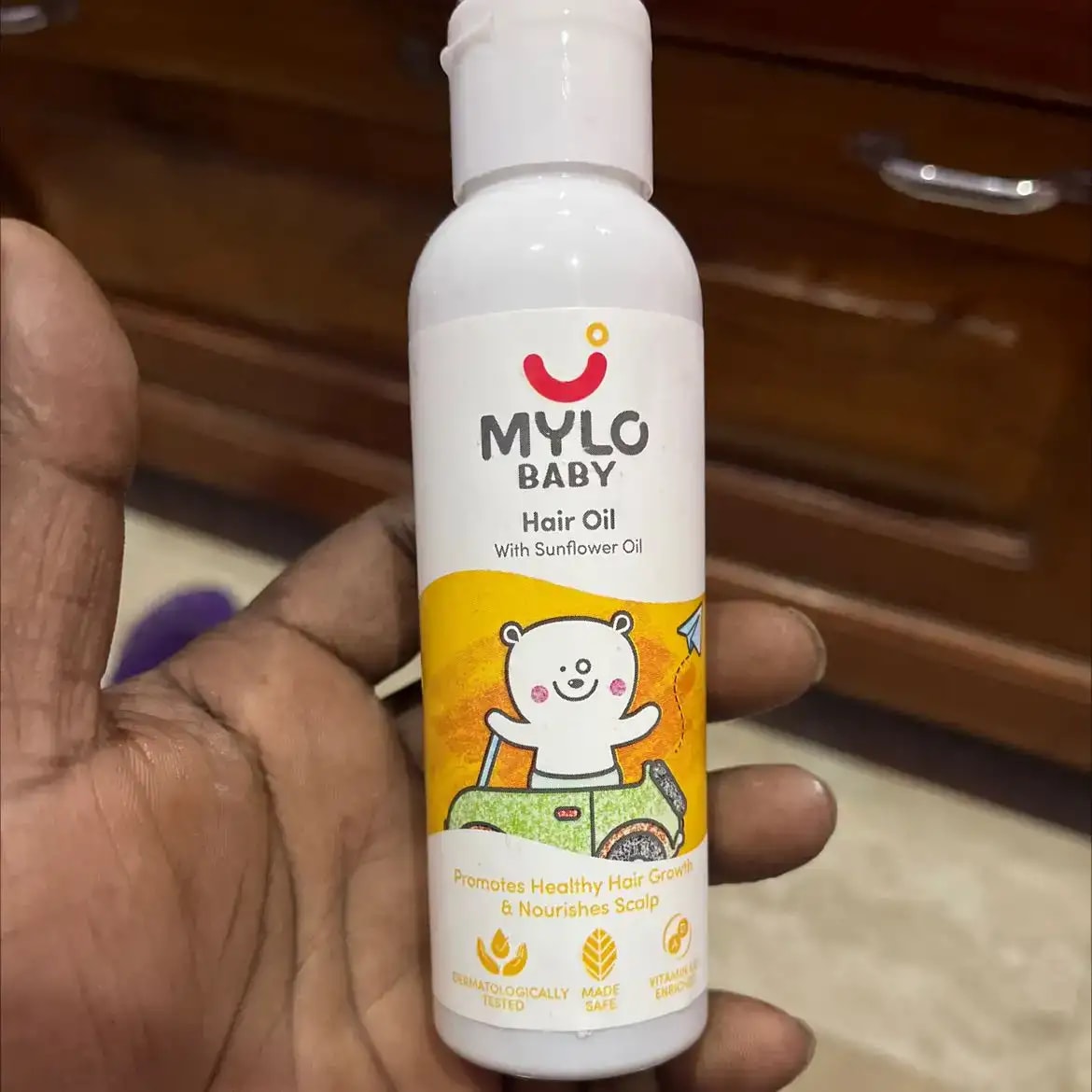 Baby Hair Oil 100 ml | Dermatologically Tested | Made Safe Australia Certified | Promotes Hair Growth | Strengthens Hair | Safe Hair Oil for Baby
