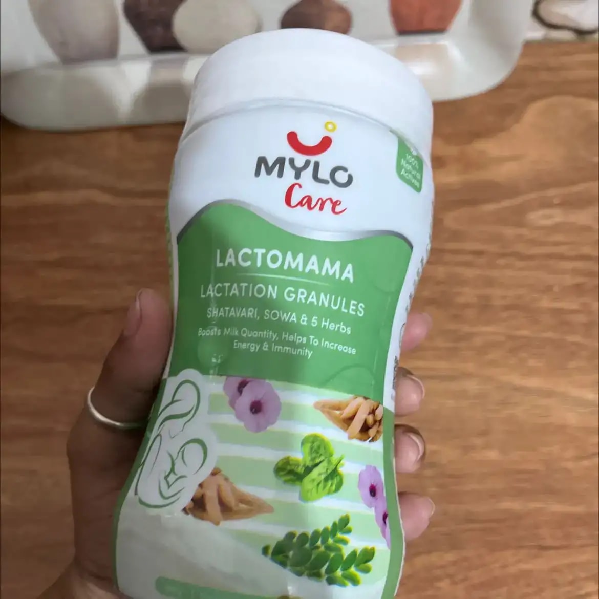 Mylo LactoMama ™ | With Shatavari, Sowa & 5 herbs | Natural Supplement for Boosting Breast Milk | 100% Natural Ingredients | 300g | Pack of 2 | Elaichi