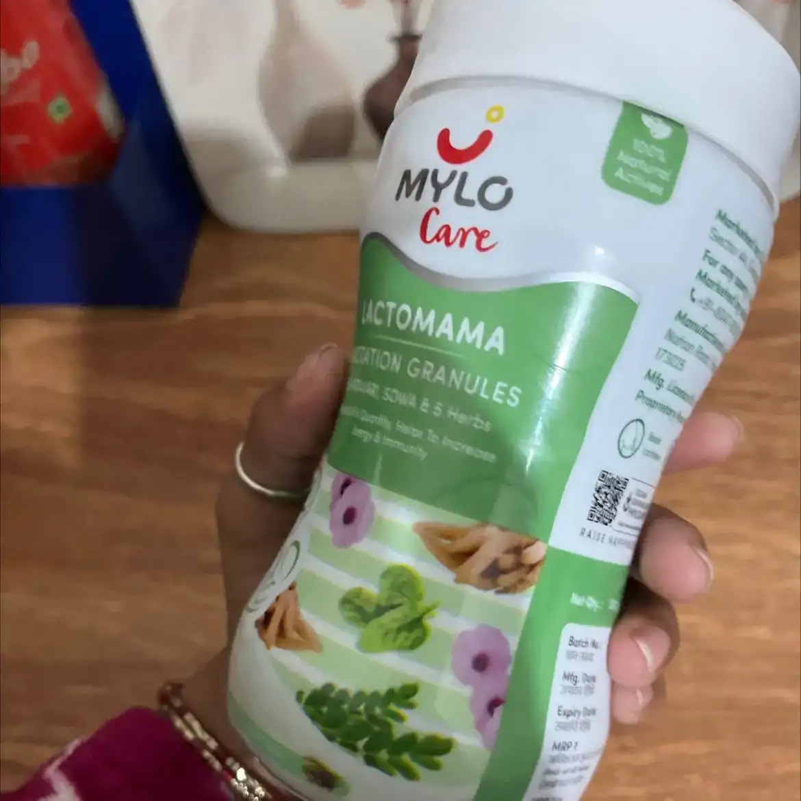 Mylo LactoMama ™ | With Shatavari, Sowa & 5 herbs | Natural Supplement for Boosting Breast Milk | 100% Natural Ingredients | 300g | Pack of 2 | Elaichi