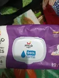 Gentle Baby Wipes With Lid - Organic Coconut Oil, Neem, Aloe Vera and Vitamin E | 98% Pure Water | Dermatologically Tested (Pack of 6) - 72 Wipes Per Pack