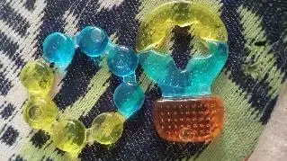 Teether for Kids | Relieves Sore Teething Gums | BPA Free, Food Grade & Non Toxic | ISI Marked | Easy to Hold | Pack of 4 - 2 Ring + 2 Hot Air Balloon