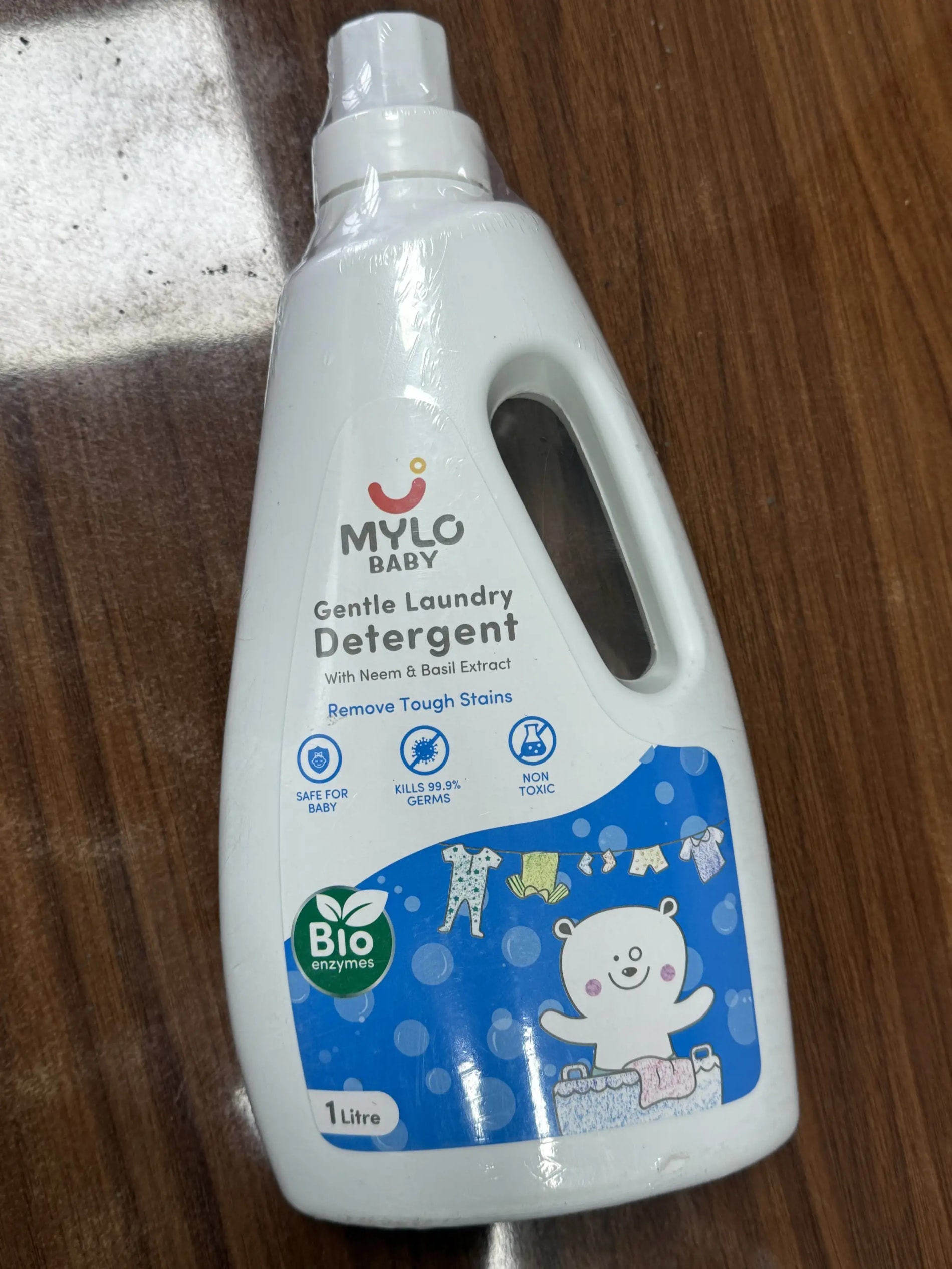 Baby Safe Liquid Detergent for Baby Clothes | Tough on stains | Gentle on clothes | Keeps Color & Softness Intact | Suitable for Front & Top Load Washing Machine | 1 litre - Pack of 2