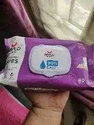 Gentle Baby Wipes With Lid - Organic Coconut Oil, Neem, Aloe Vera and Vitamin E | 98% Pure Water | Dermatologically Tested (Pack of 6) - 72 Wipes Per Pack