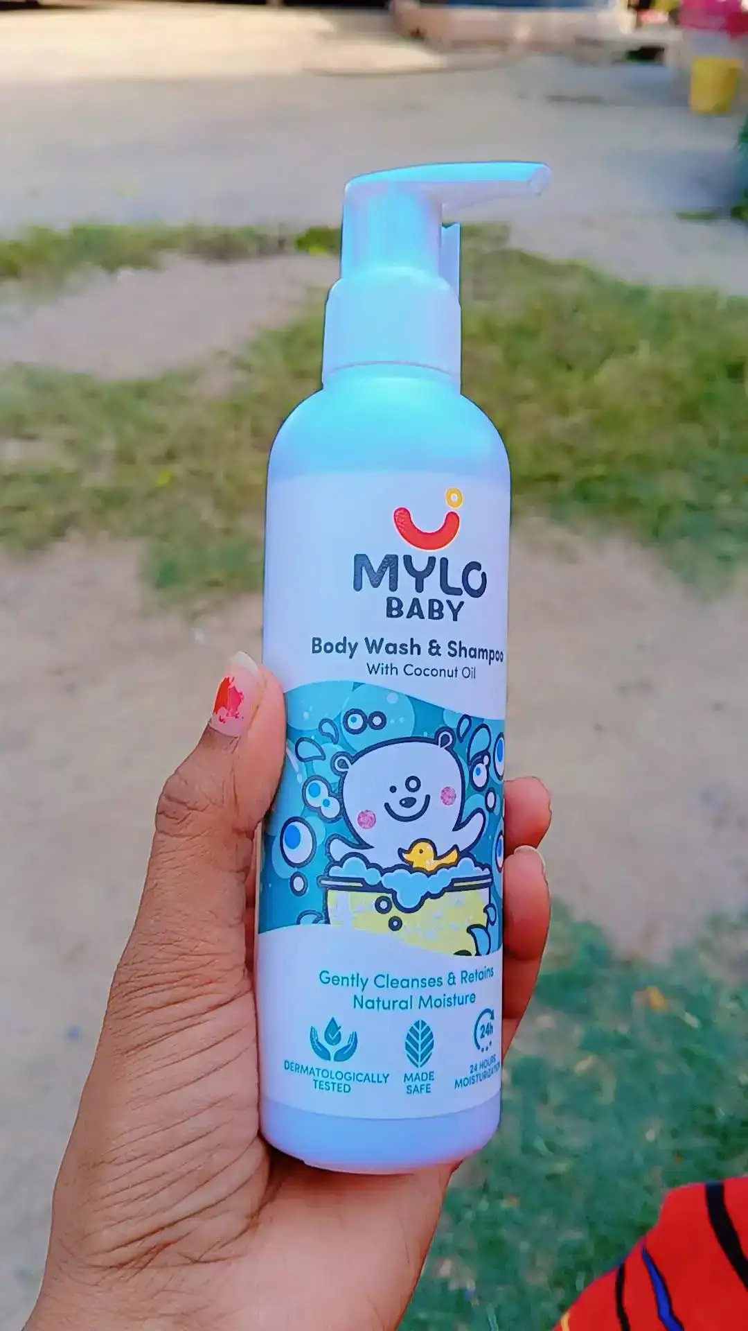Baby Shampoo and Body Wash | Gentle Cleansing Head-to-Toe | Tear Free Formulation | Retains Natural Moisture | Dermatologically Tested | Made Safe Certified- 200 ml - Pack of 2