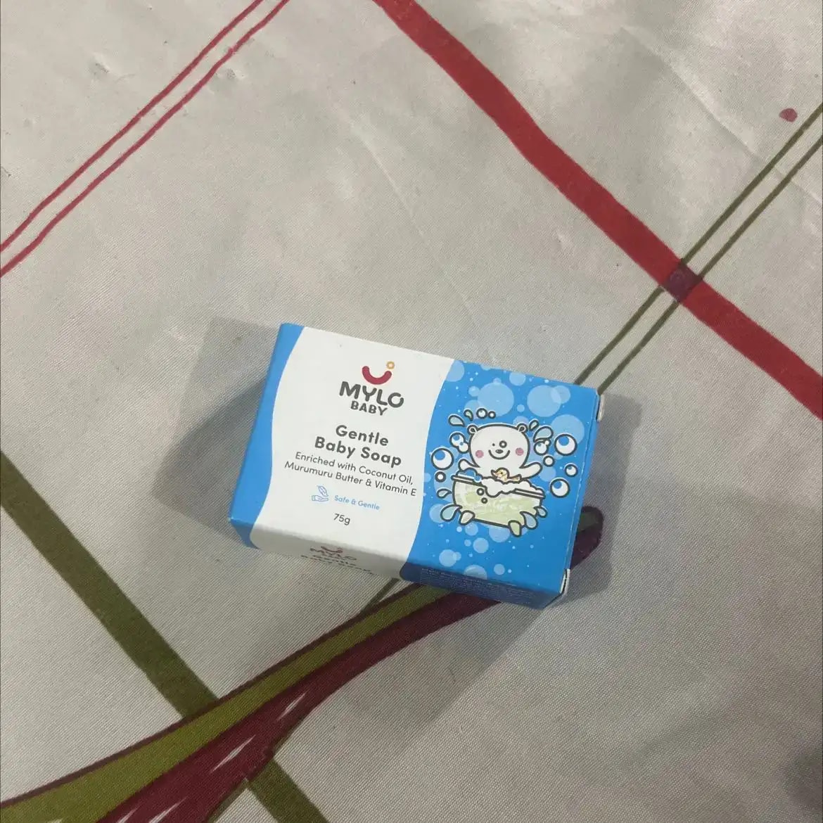 Mylo Baby Soap 75g - For 0-3 years with Vitamin E, Murumuru Butter, Jojoba Oil & Coconut Oil  - Pack of 3