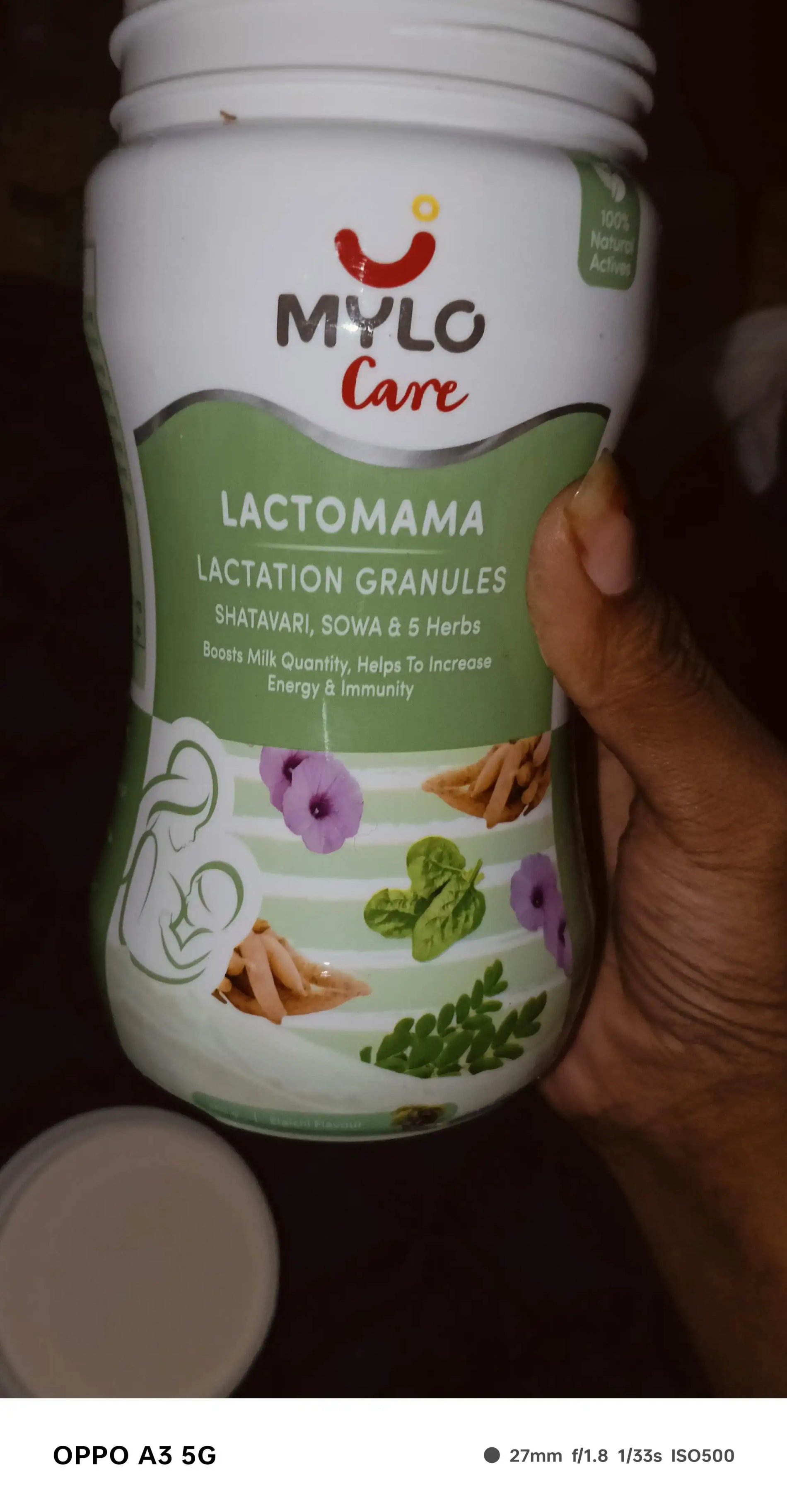 Mylo LactoMama ™ | With Shatavari, Sowa & 5 herbs | Natural Supplement for Boosting Breast Milk | 100% Natural Ingredients | 300g | Pack of 2 | Elaichi