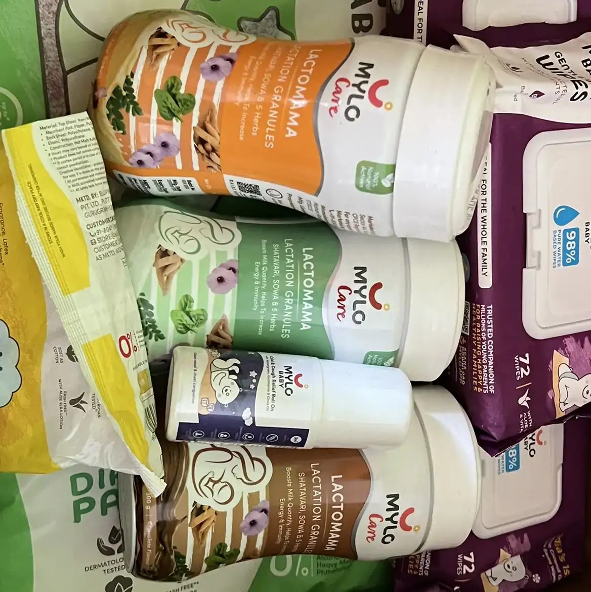 Mylo LactoMama ™ | With Shatavari, Sowa & 5 herbs | Natural Supplement for Boosting Breast Milk | 100% Natural Ingredients | 300g | Pack of 2 | Elaichi