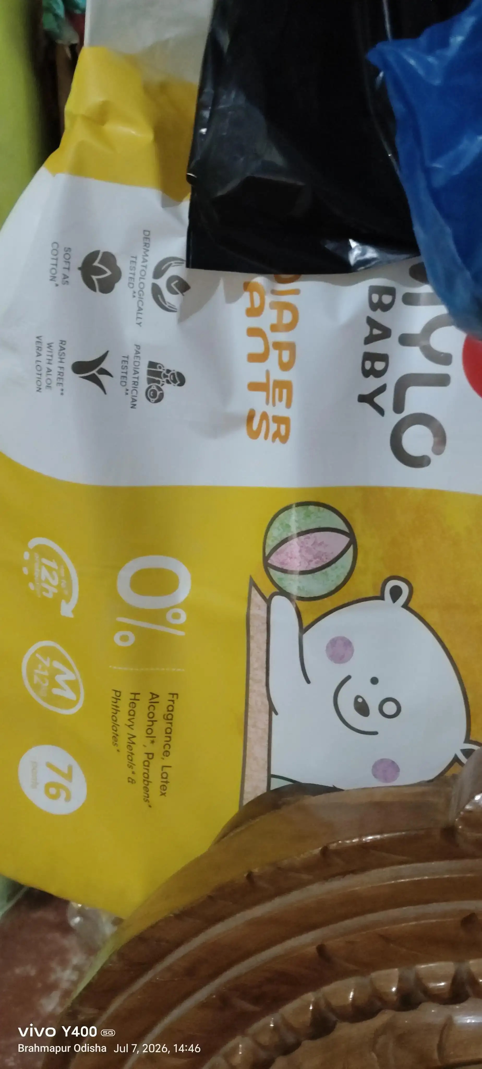Monthly Diapering Super Saver Combo - Baby Diaper Pants Small (S) - (84 count) + Baby Wipes (Pack of 2)