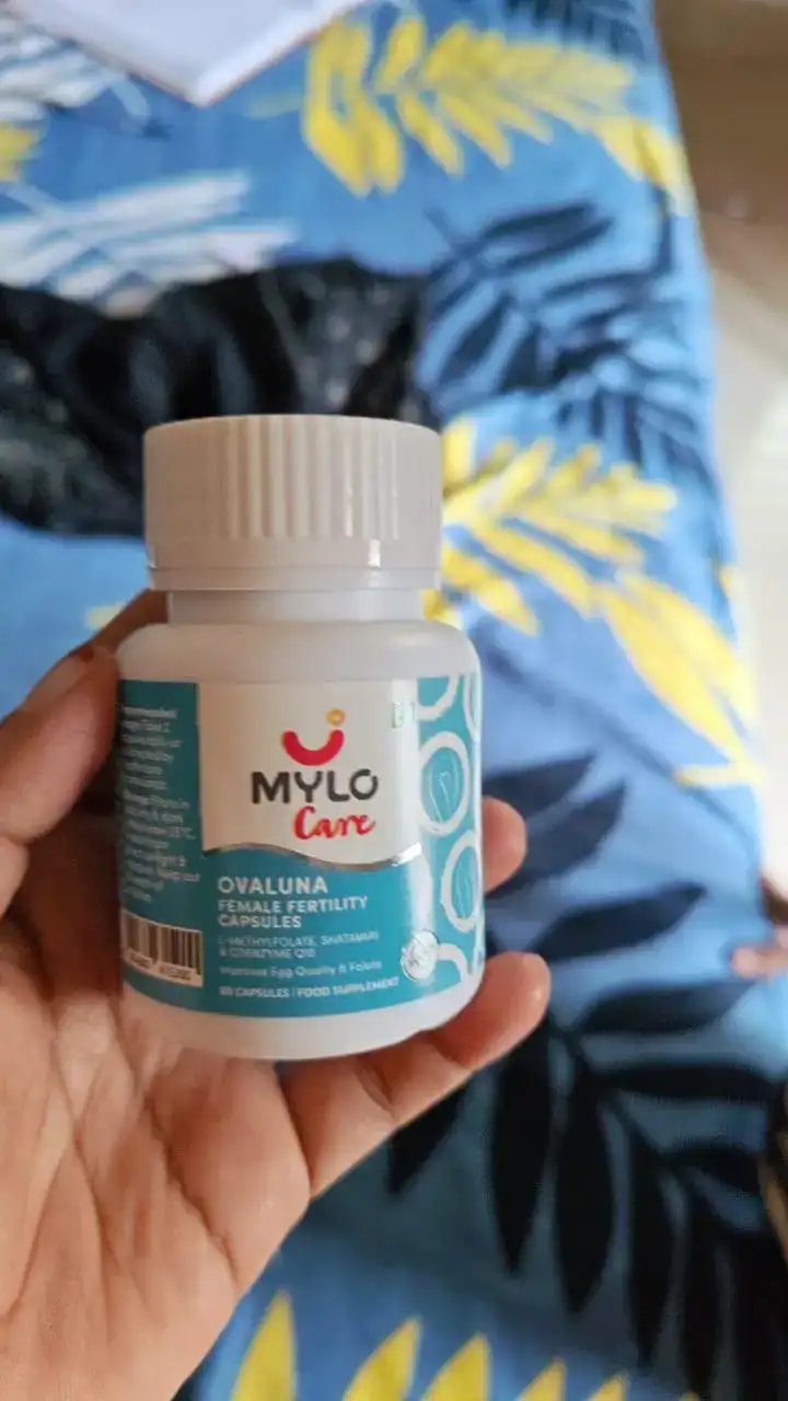 Mylo Ovaluna Conception Fertility Tablets for Women | Prenatal Vitamins | Promote Natural Conception | Improve egg quality, Hormone Balance, Cycle Consistency | Aid Ovulation | 60 Vegetarian Capsules - Pack of 3