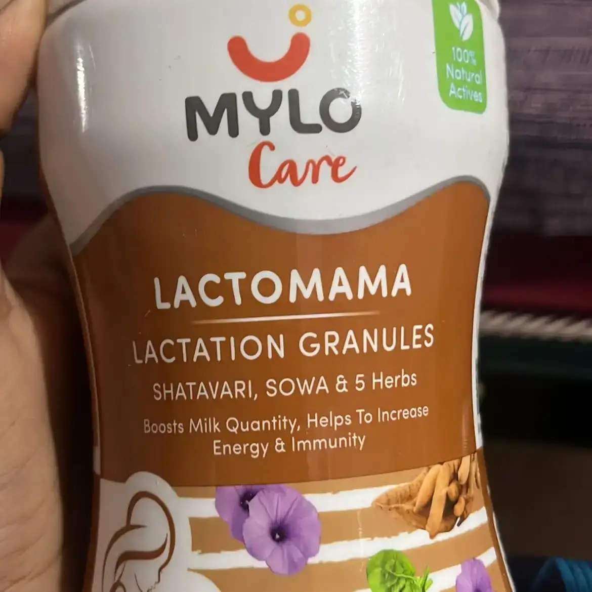 Mylo LactoMama ™ | With Shatavari, Sowa & 5 herbs | Natural Supplement for Boosting Breast Milk | 100% Natural Ingredients | 300g | Pack of 2 | Elaichi