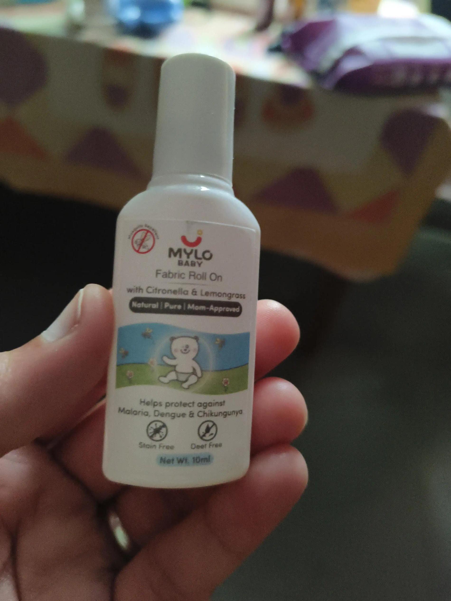 Mylo Baby Fabric Roll-on with Lemongrass and Citronella (10ml)