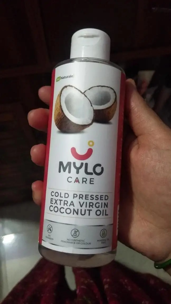 Cold Pressed Extra Virgin Coconut Oil for Skin & Hair - Nourishes Skin Deeply | Reduces Dandruff | Strengthens Hair | Soothes Baby's Rashes - 200 ml