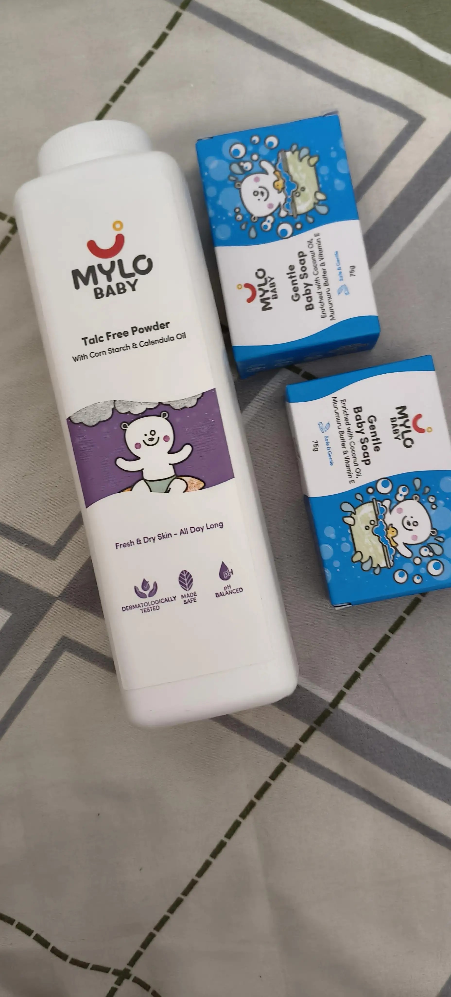 Super Saver Combo- Baby Soap 75 gm (Pack of 2) + Baby Powder 300 gm (Pack of 1)
