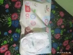 Mylo Baby New Born Diaper Pants | Up to 5Kgs | with Wetness Indicator | 92 Count
