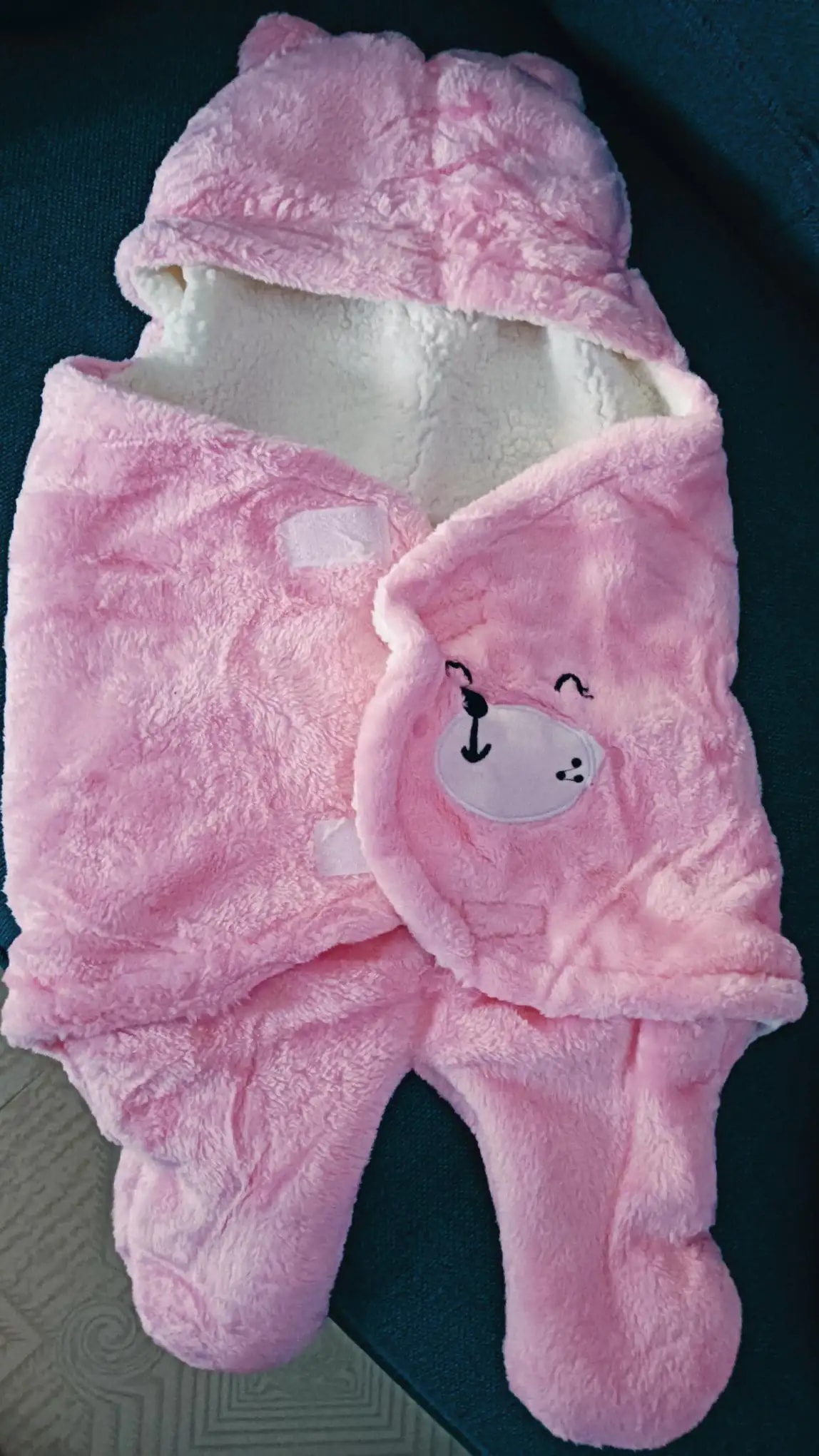 Baby Wrapper for New Born | Baby Swaddling Wrapper | 4-in-1 All Season AC Blanket cum Sleeping Bag for Baby 0-6 Months - Light Pink & Mint Green