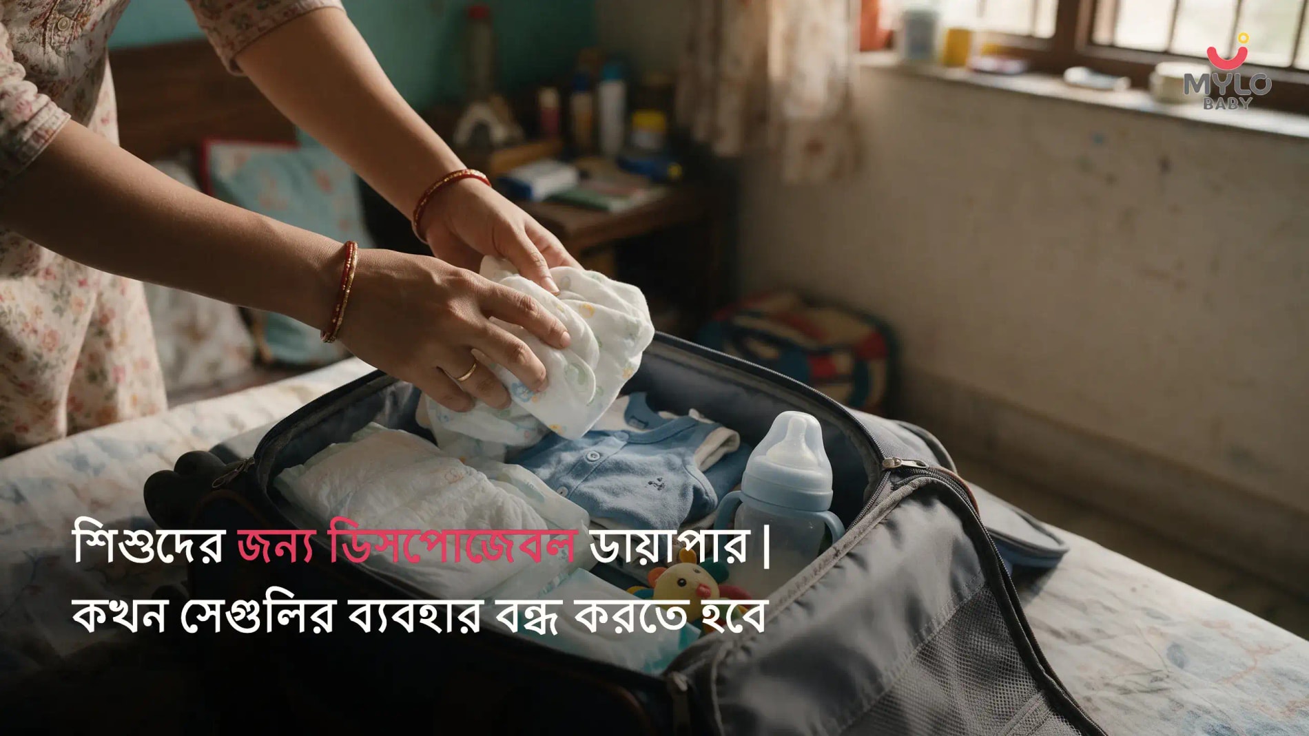 শিশুদের জন্য ডিসপোজেবল ডায়াপার | কখন সেগুলির ব্যবহার বন্ধ করতে হবে 