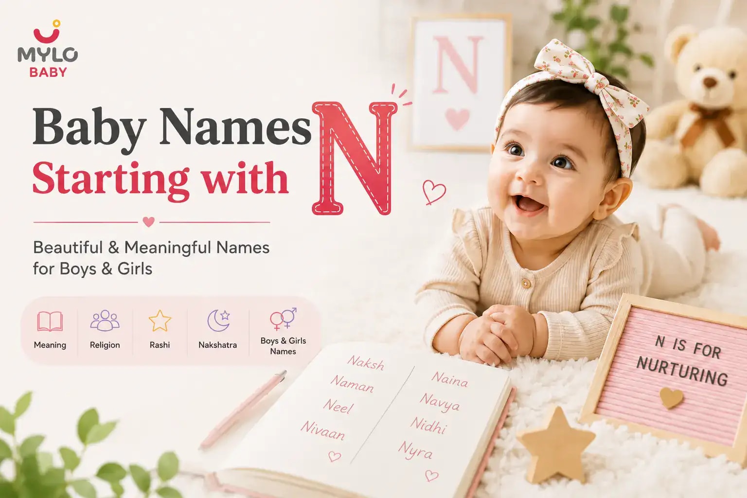 Baby Names Starting With N for Boys & Girls: Meanings, Religion, Rashi & Nakshatra