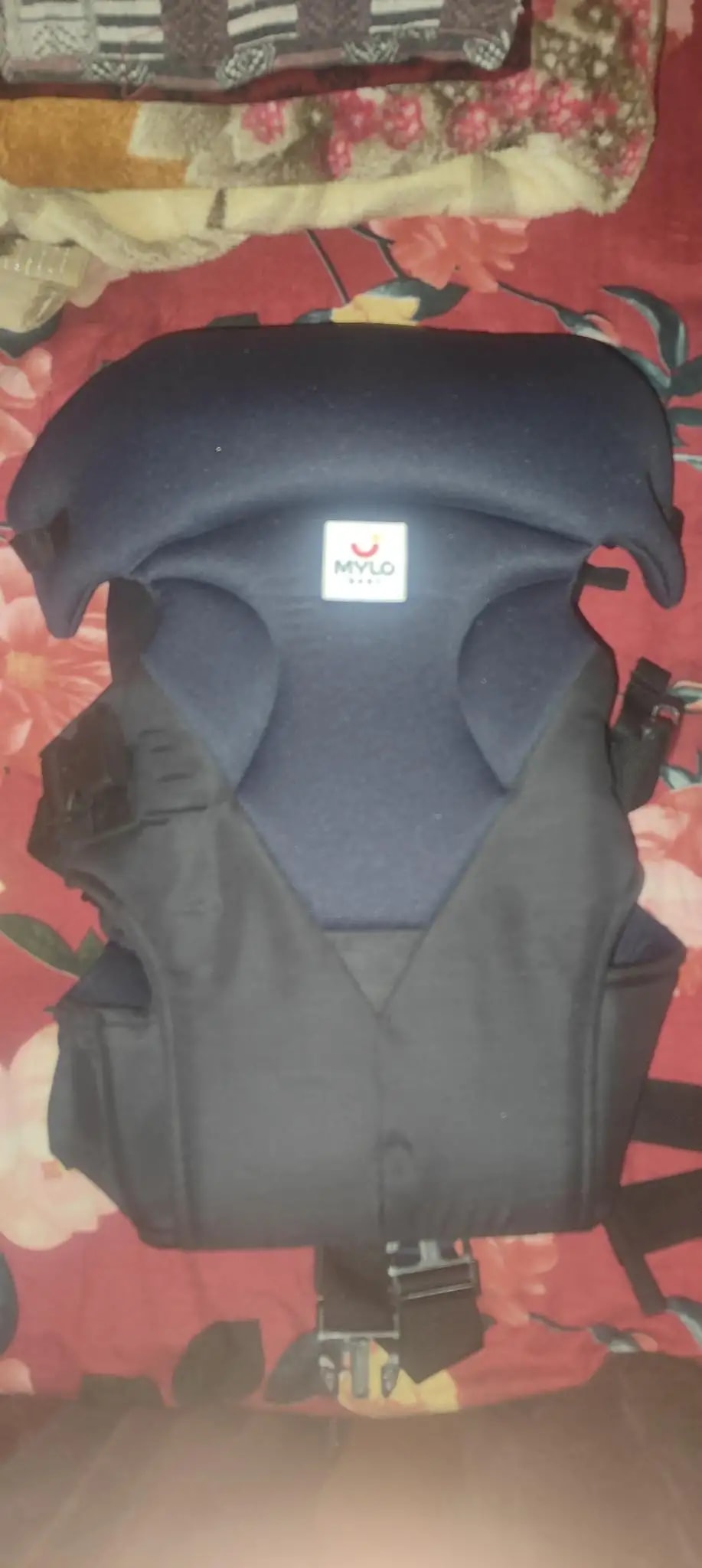 Baby Carrier Bag for 0 to 3 Years with 4 Comfortable Carrying Positions | Lightweight & Travel Friendly | Padded Neck & Shoulder Support - Red & Black