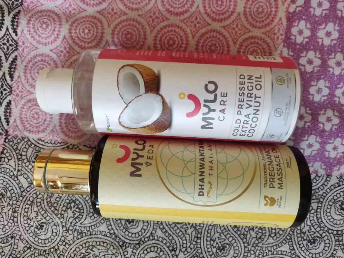Pregnancy Massage Oil & Coconut Oil Combo