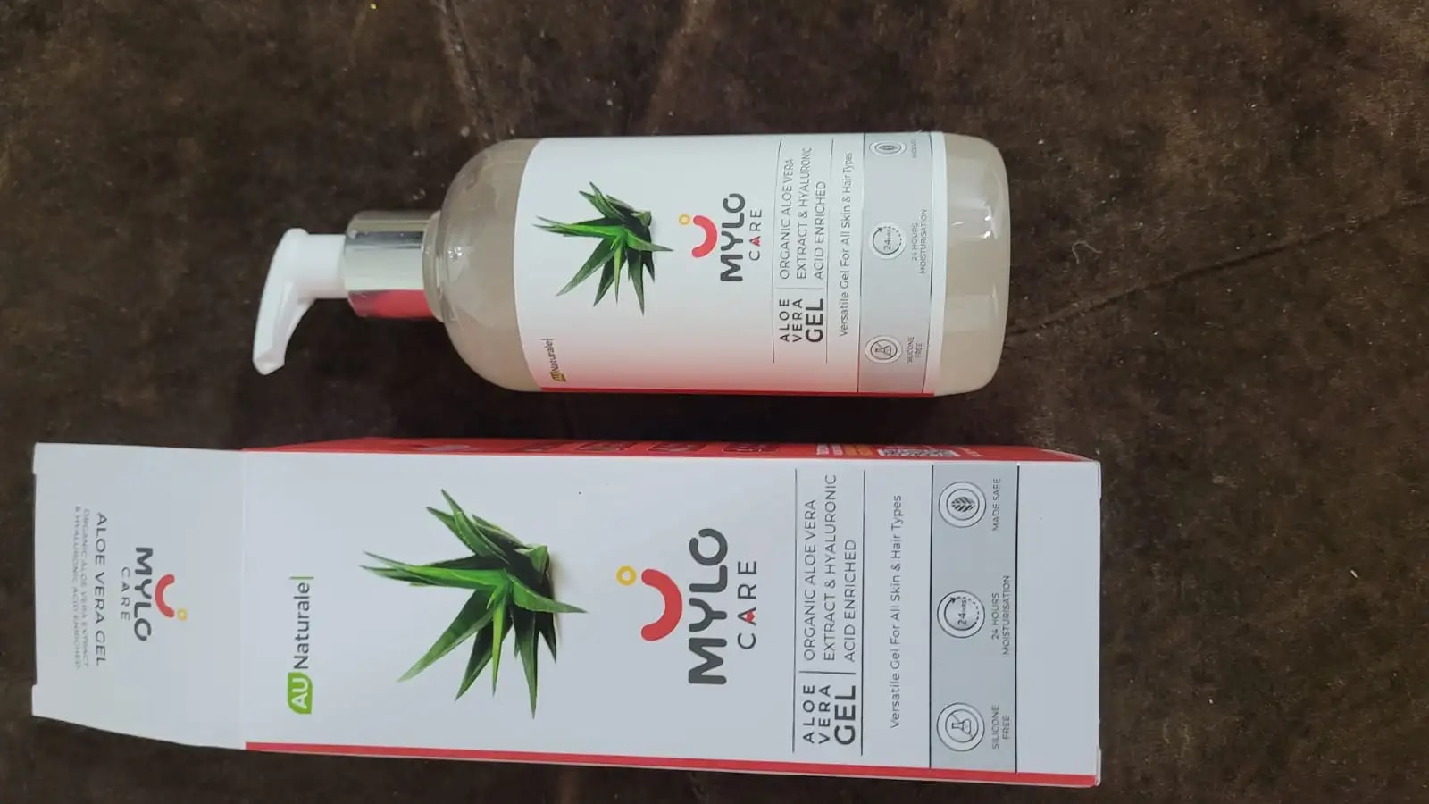Aloe Vera Gel with 99% Organic Aloe Vera | Nurtures Skin & Hair | Reduces Suntan | Soothes Burns | Enhances Hair Resilience (300 ml)