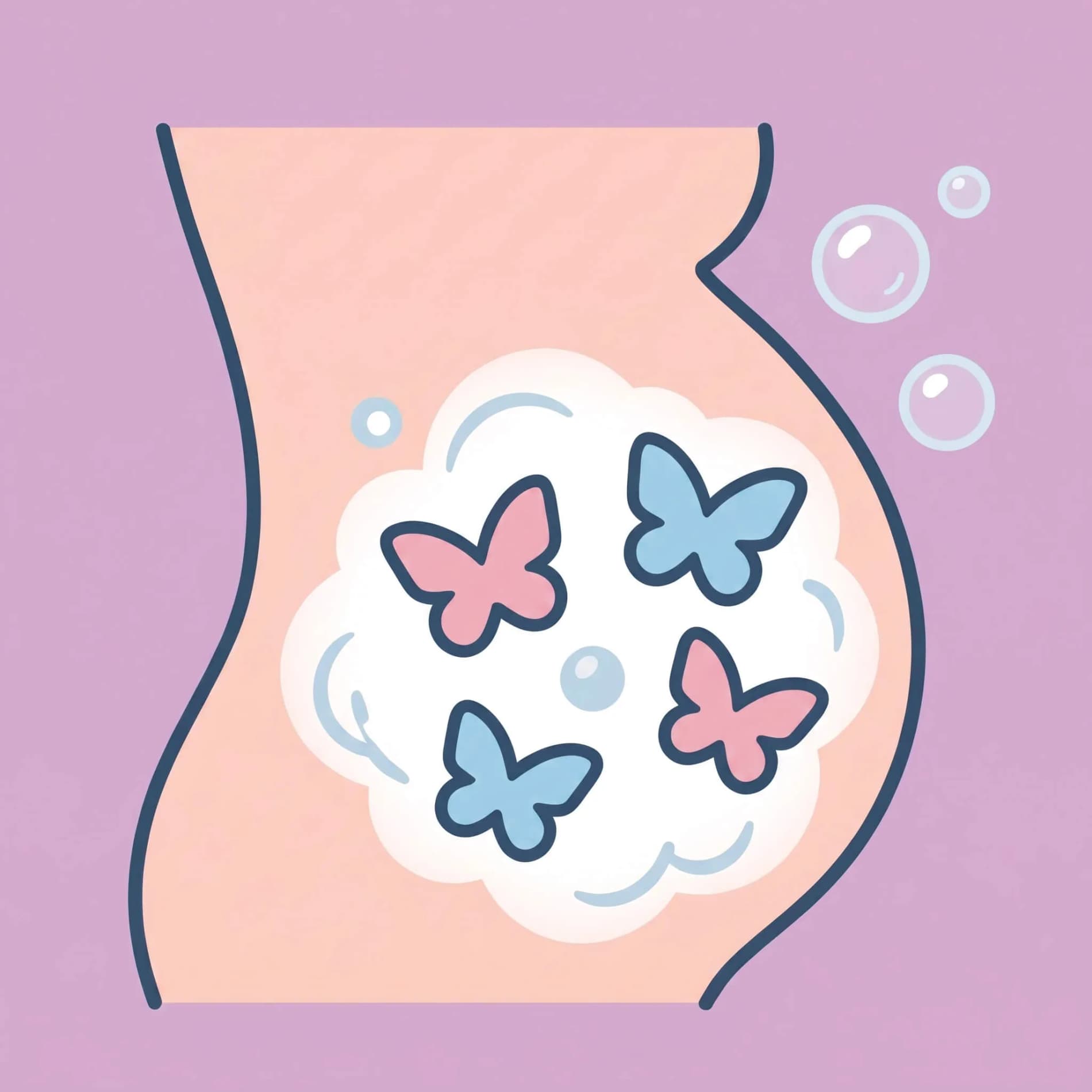Feeling baby's first flutters (some women)