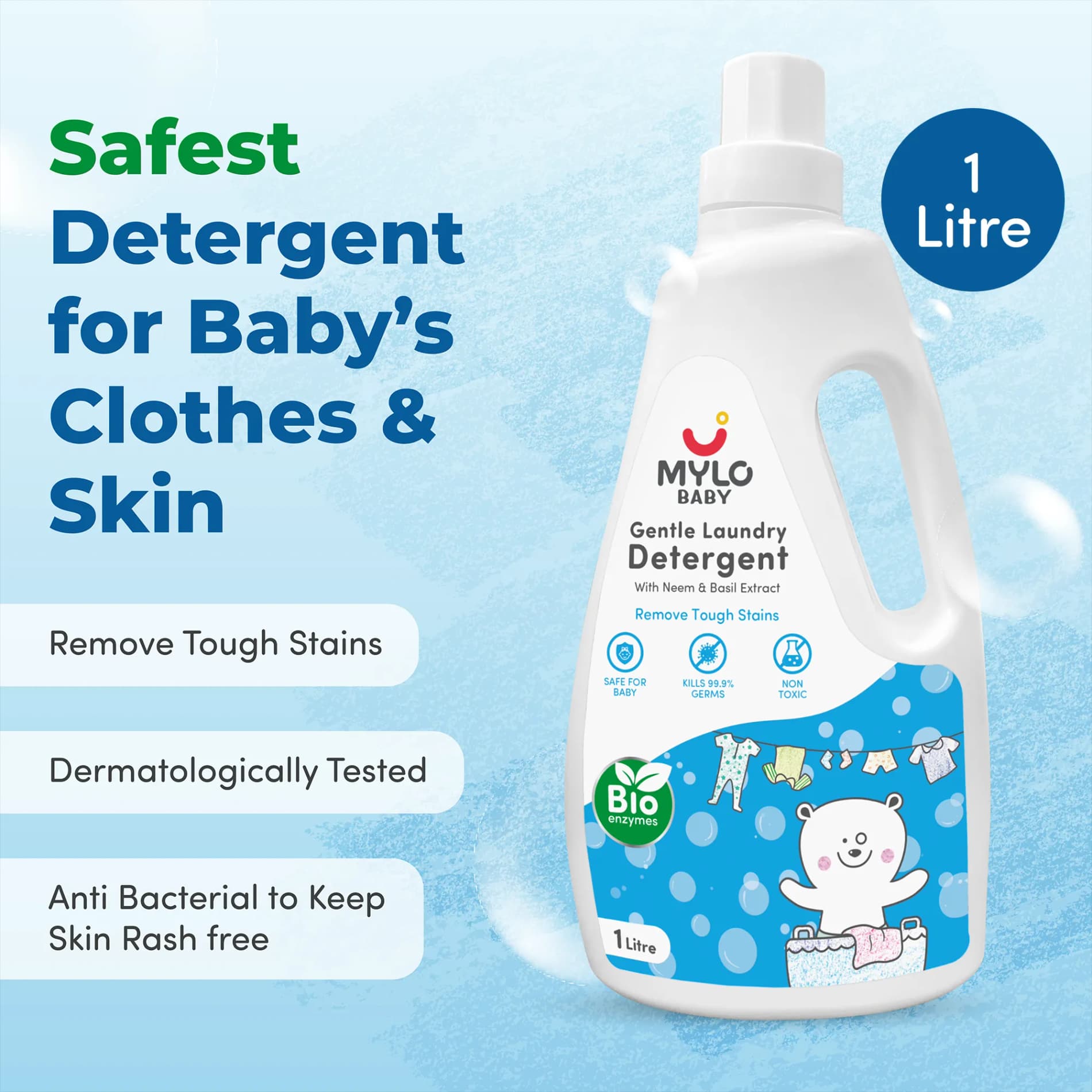 Baby Safe Liquid Detergent - 1 litre