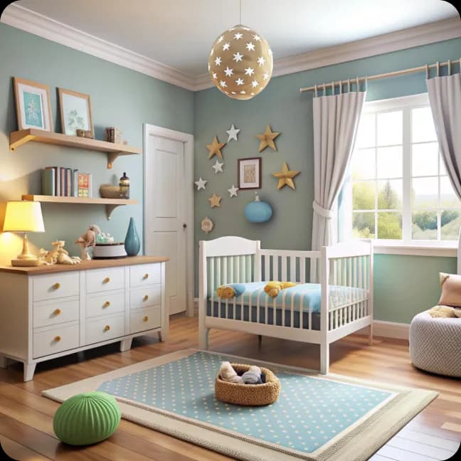 Your Baby's Vision, week 42: Nursery room in your eyes