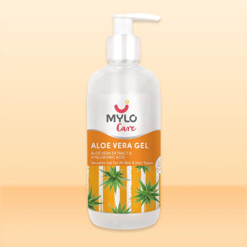 Aloe Vera Gel with 99% Organic Aloe Vera | Nurtures Skin & Hair | Reduces Suntan | Soothes Burns | Enhances Hair Resilience (300 ml)