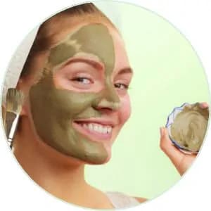 Apply an appropriate layer of face mask avoiding contact with eyes & lips