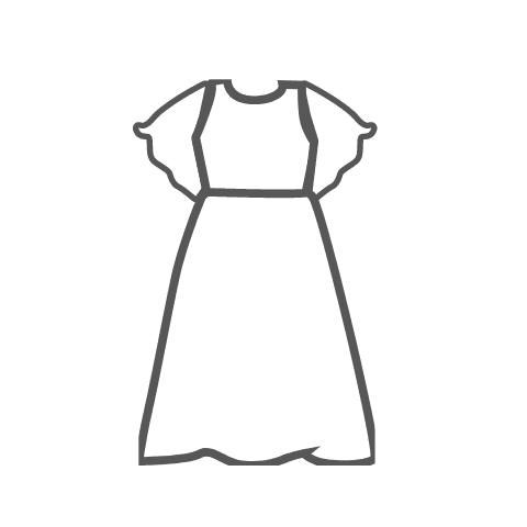 Perfect flowing silhouette to flatter the body shape