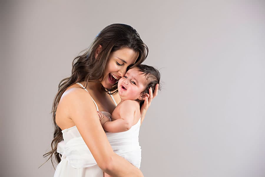 Your Baby's Development, week 13: Your baby thrives on touch, it calms, comforts and helps with development in ways no toy can. Skin-t…