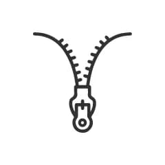 Concealed zipper on both sides shibori print-fuchsia–M 