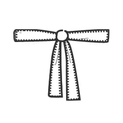 Adjustable belt at waist shibori print -fuchsia–L