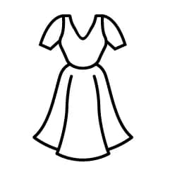 Perfect flowing silhouette to flatter the body shape