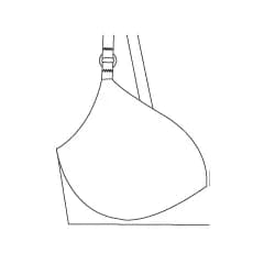 Maternity or nursing moulded spacer cup bra with free bra extender skin moulded cups for a seamless look