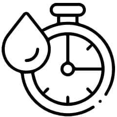 Keeps dry up to 3-4 hours