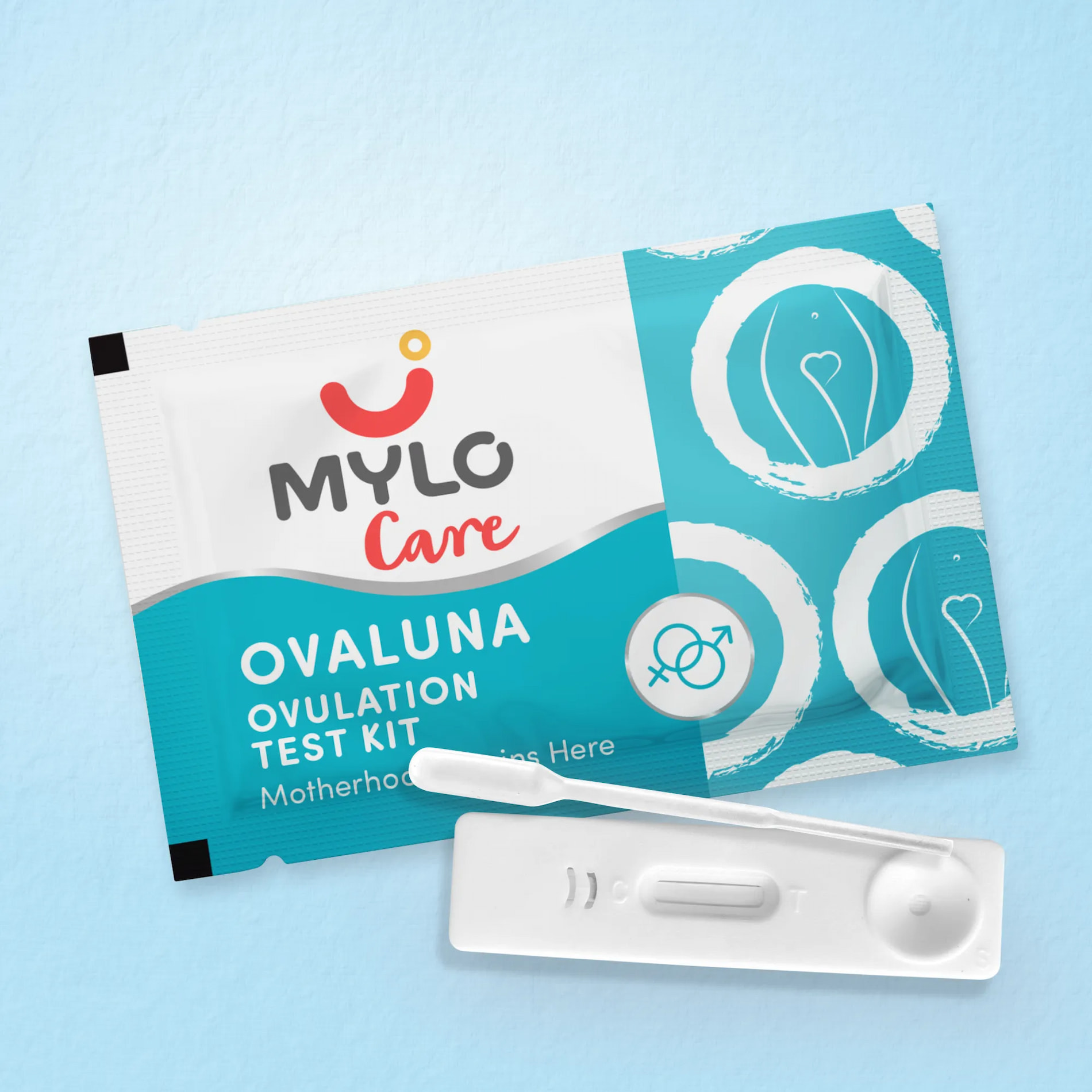 Ovaluna - Ovulation Test Kit - Pack of 5 | Helps Determine Fertile Days | Accurate & Easy to Use | Improves Chances of Conception