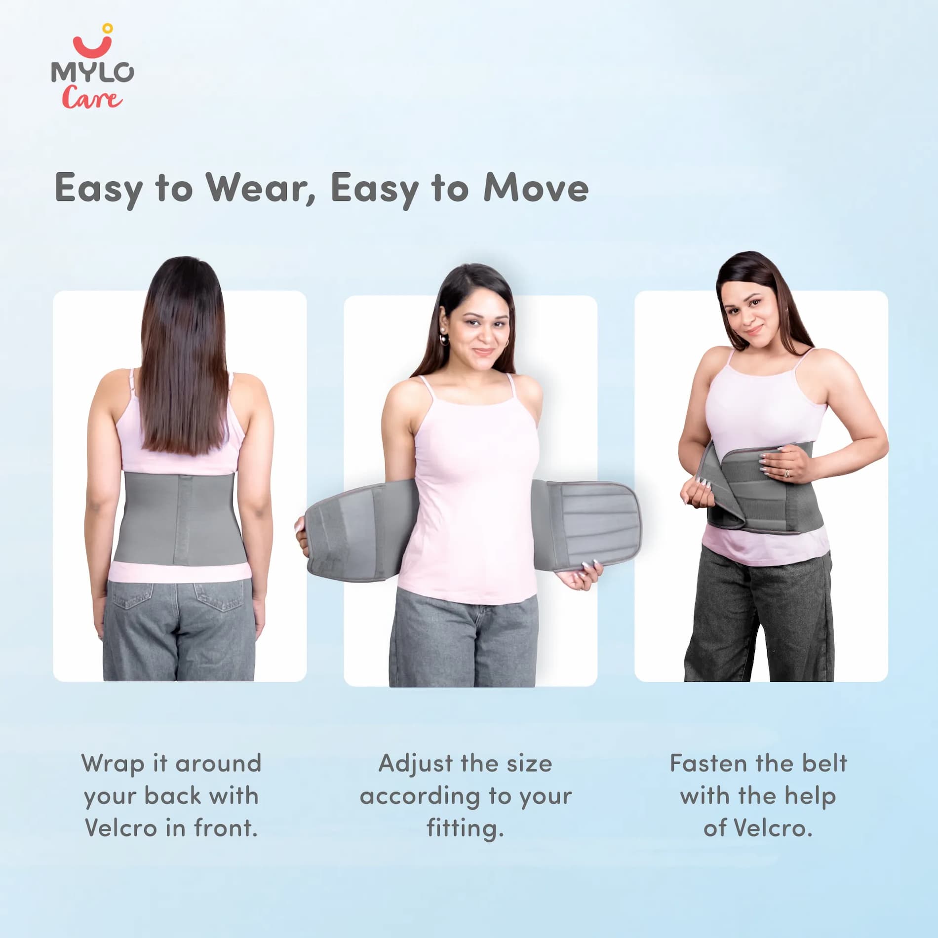 Post Pregnancy Belt After Delivery | Tightens Tummy | Improves Posture | Provides Back Support | Belly fat Loss Belt | Comfortable & Lightweight - XL