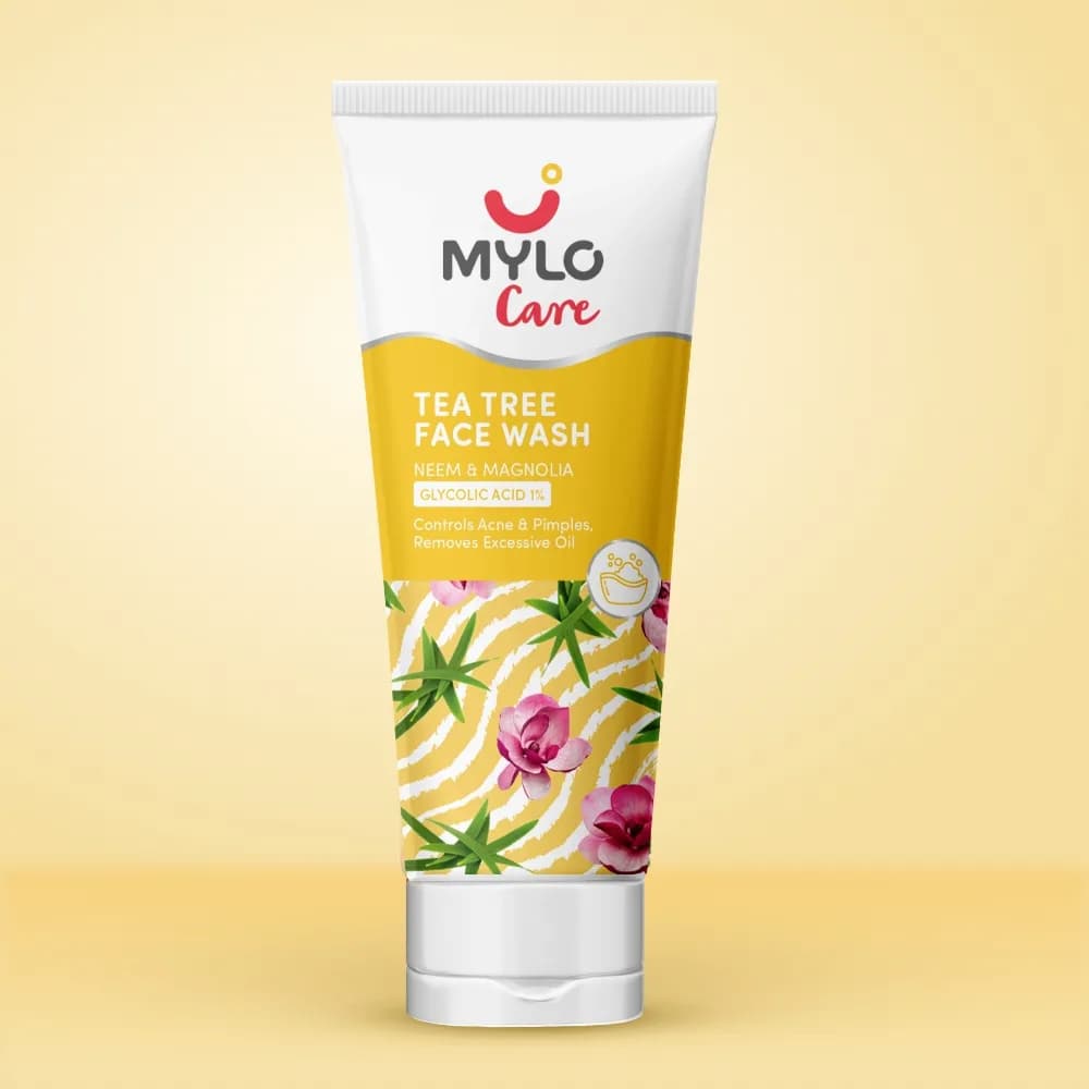 Tea Tree Face Wash with Neem & Glycolic Acid - 100 gm
