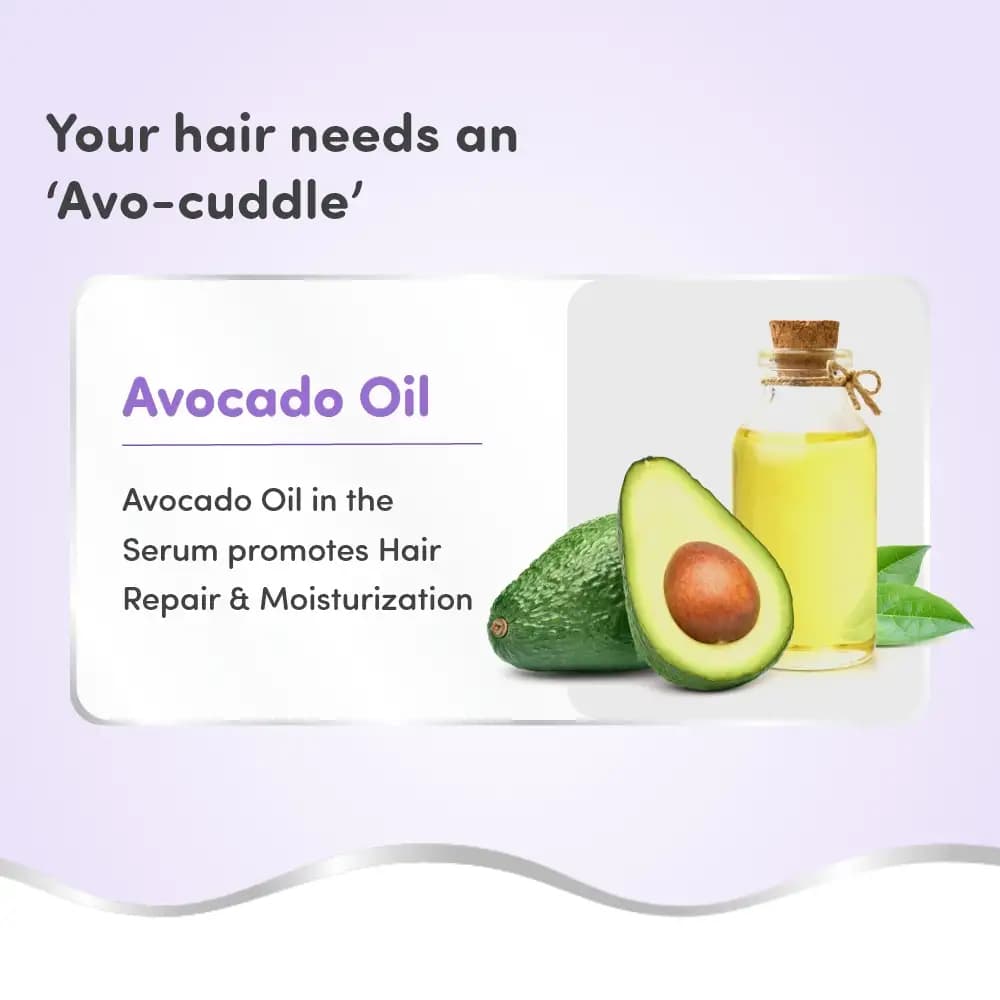 Onion Hair Serum with Onion, Avocado & Coconut Oil | Strengthens Hair | Eases Detangling | Keeps Hair Healthy | Nourishes Hair - (50ml)