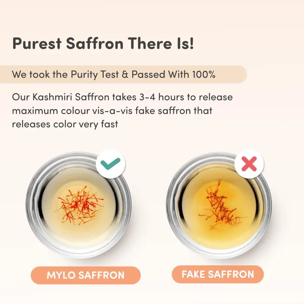 Long Grain Pure Saffron for Pregnant Women (Kesar) - 1g | Improves Digestion | Reduces Pain & Cramps | Improves Sleep | Clinically Tested