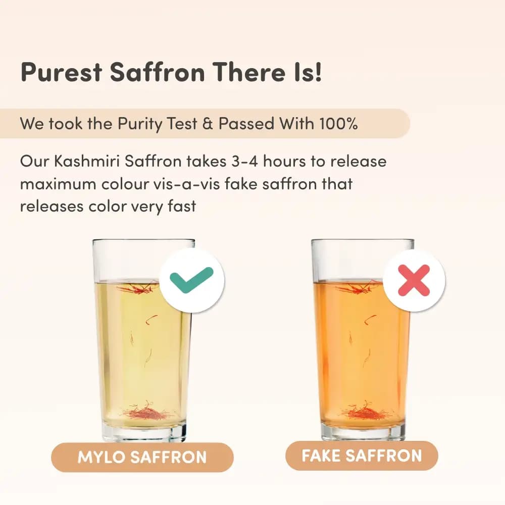 Kesar Original Kashmiri for Pregnant Women (Saffron) - 2g | Improves Digestion | Reduces Pain & Cramps | Improves Sleep | Clinically Tested