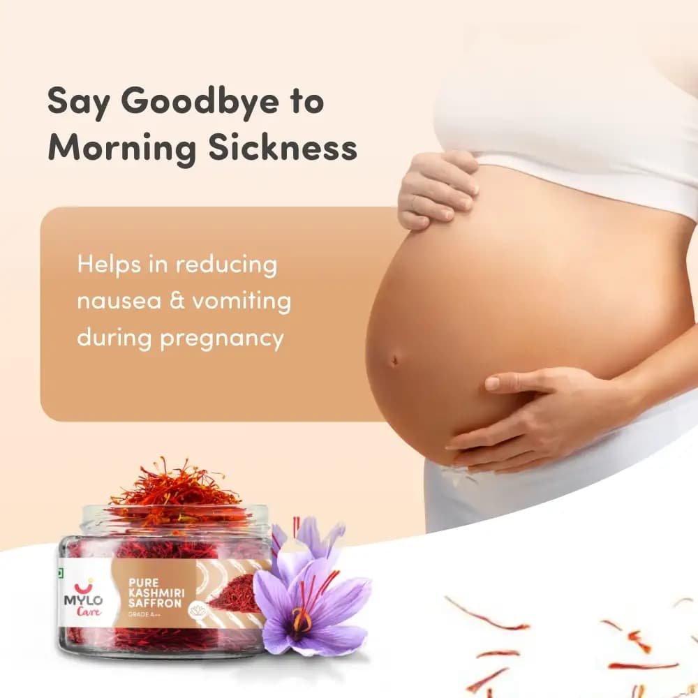 Kesar Original Kashmiri for Pregnant Women (Saffron) - 1g | Improves Digestion | Reduces Pain & Cramps | Improves Sleep | Clinically Tested