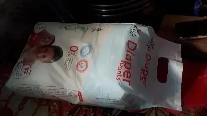 Mylo Baby New Born Diaper Pants | Up to 5Kgs | with Wetness Indicator | 92 Count